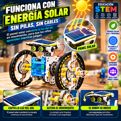 ROBOT SOLAR 14 EN 1 + ENVIO GRATIS