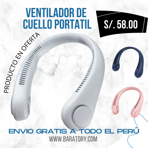 PROMO DEL VENTILADOR DE CUELLO PORTATIL