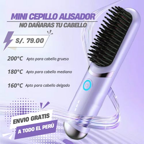 MINI CEPILLO ALISADOR PORTATIL PRIMIUM
