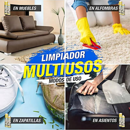 COMBO LIMPIEZA (CEPILLO ELECTRICO 3 CABEZAS + ESPUMANTE MULTI USOS)
